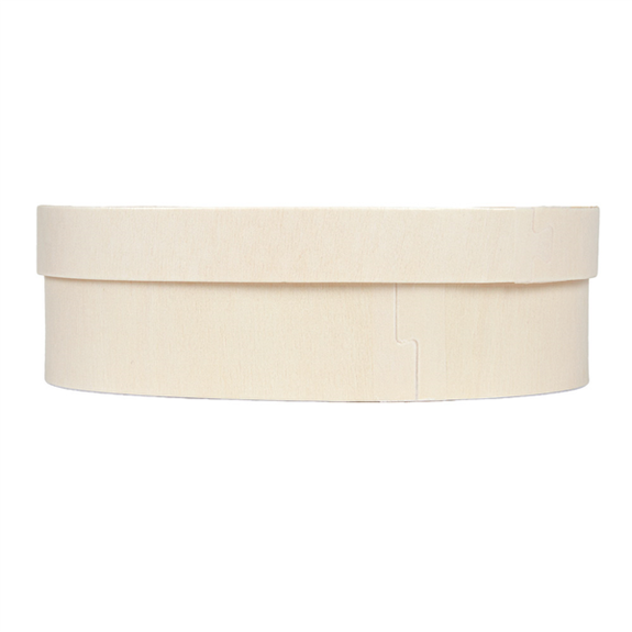 Combo barquette en bois et couvercle en bois 16 x 10.5 x 5 cm - carton de 20 unités