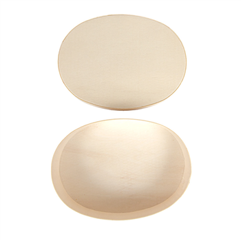 Combo barquette en bois et couvercle en bois 19.5 x 14.5 x 5 cm - carton de 20 unités