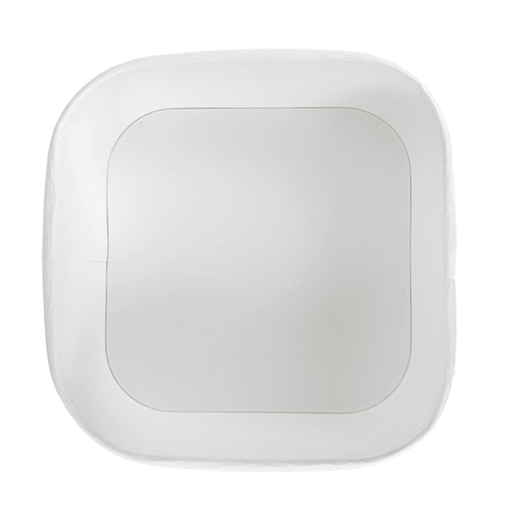 Boîte à salade carré en carton BLANCHE 1230 ml - carton de 300 unités