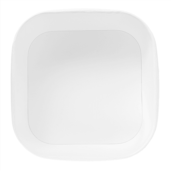 Boîte à salade carré en carton BLANCHE 1410 ml - carton de 300 unités