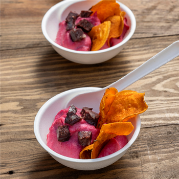 Mise en bouche Bionic mini Bol rond Blanc - carton de 1000 unités