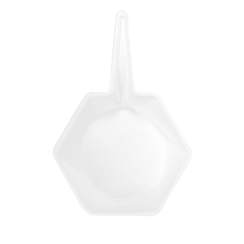 Mise en bouche Bionic Hexagonal - Blanche - carton de 1000 unités