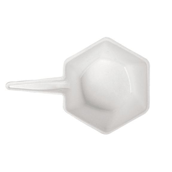 Mise en bouche Bionic Hexagonal - Blanche - carton de 1000 unités