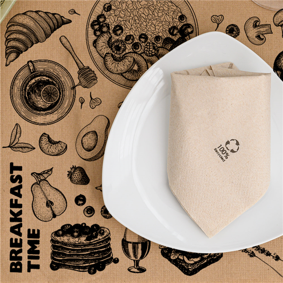 Set de table 38.5x 24.5 cm Good Morning - Carton de 1000 unités