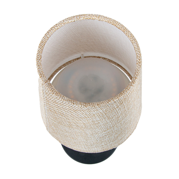 Lampe de table LED sans fil  intérieure et extérieure Toile élégante 12.5 x 33 cm - Vendu à l'unité