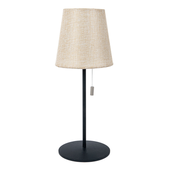 Lampe de table LED sans fil  intérieure et extérieure Toile élégante 12.5 x 33 cm - Vendu à l'unité