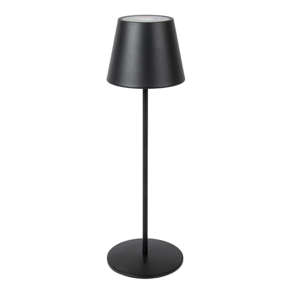 Lampe de table LED sans fil  intérieure et extérieure Noir mat 12 x 38 cm - Vendu à l'unité