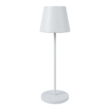 Lampe de table LED sans fil  intérieure et extérieure Blanc mat 11 x 35 cm - Vendu à l'unité