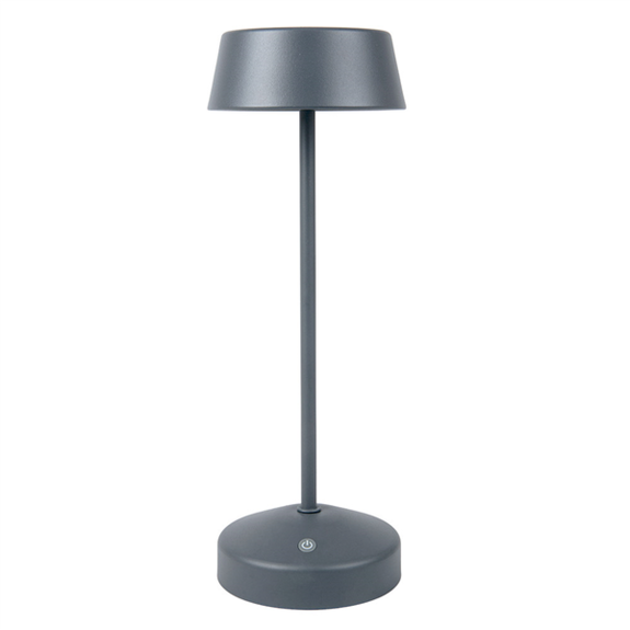 Lampe de table LED sans fil  intérieure et extérieure Gris mat 11 x 32 cm - Vendu à l'unité