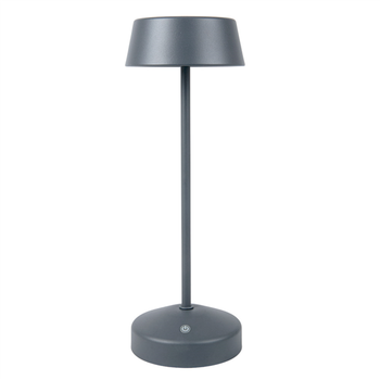 Lampe de table LED sans fil  intérieure et extérieure Gris mat 11 x 32 cm - Vendu à l'unité