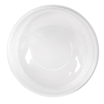 Couvercle dôme en PLA sans trou pour pot compostable en PLA 20 cl à ras bord - carton de 1250 unités