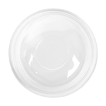 Couvercle dôme en PLA sans trou pour pot compostable en PLA 57.5 cl à ras bord - carton de 800 unités