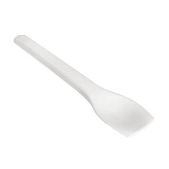 Cuillère à glace compostables et biodégradables en CPLA 10 cm - pack de 100 unités