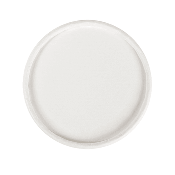 Couvercle en carton BLANC pour pot à glace 120 ml - pack de 50 unités