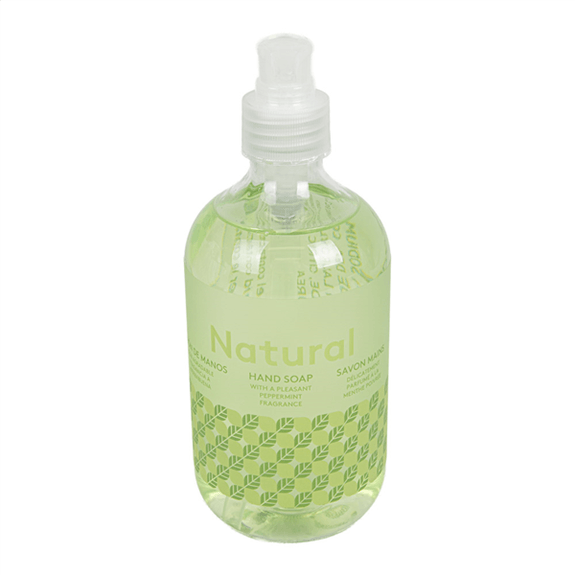 Savon mains en flacon pompe Natural 500ml - Carton de 20 unités