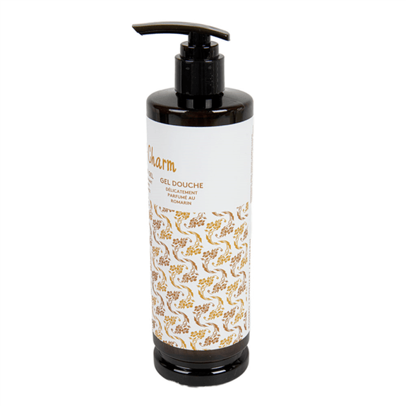Gel douche en flacon pompe Touch of charm 400ml - Carton de 20 unités