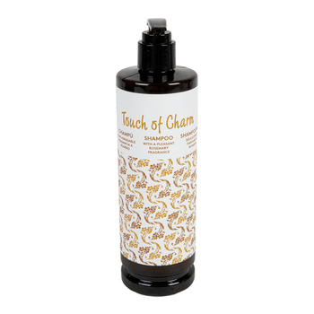 Shampooing en flacon pompe Touch of charm 400ml - Carton de 20 unités