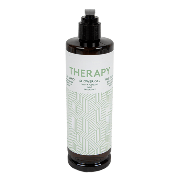 Gel douche en flacon pompe Therapy 400ml - Carton de 20 unités