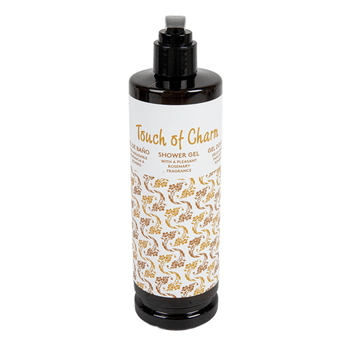 Gel douche en flacon pompe Touch of charm 400ml - Carton de 20 unités