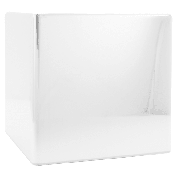 Distributeur en ABS chrome pour boite de mouchoirs carré -  Vendu à l'unité