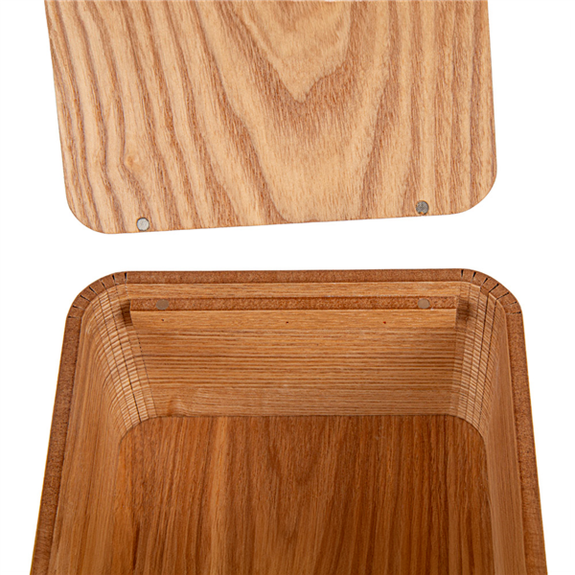 Distributeur bois naturel pour boite de mouchoirs rectangulaire -  Vendu à l'unité