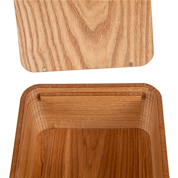 Distributeur bois naturel pour boite de mouchoirs rectangulaire -  Vendu à l'unité