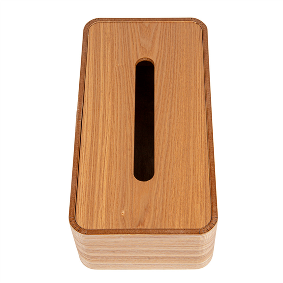 Distributeur bois naturel pour boite de mouchoirs rectangulaire -  Vendu à l'unité