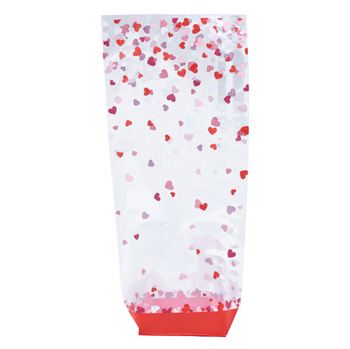 Sachet avec fond PP COUP DE COEUR 100 x 220 mm - carton de 1000 unités