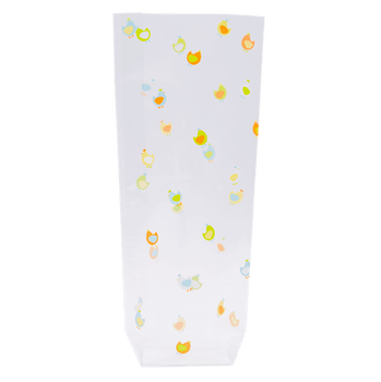 Sachet avec fond PP POULES 100 x 220 mm - carton de 1000 unités