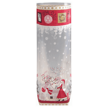 Sachet avec fond PP RÊVE DE NOËL 170 x 320 mm - paquet de 100 unités
