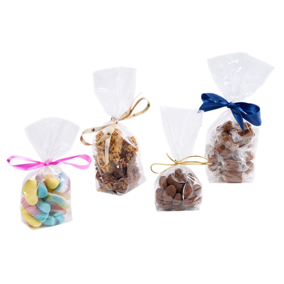 Sachet écorné avec fond formé 100 × 190 mm - paquet de 100 unités