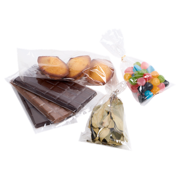 Sachet plat 140 x 250 mm - pack de 100 unités