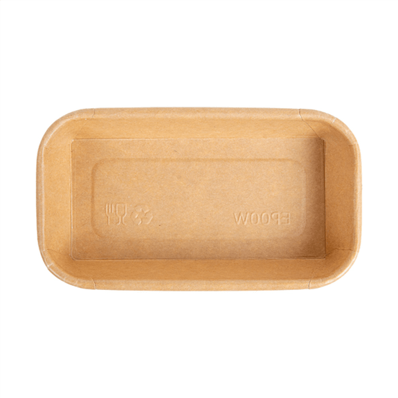 Barquette KRAFT pour sushi 14 x 8 x 2.4 cm - carton de 800 unités