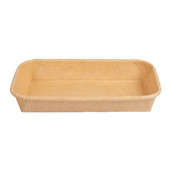 Barquette KRAFT pour sushi 16 x 9.1 x 2.4 cm - carton de 800 unités