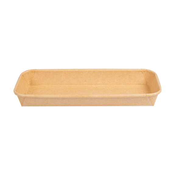 Barquette KRAFT pour sushi 22.1 x 9.1 x 2.4 cm - carton de 600 unités