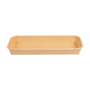 Barquette KRAFT pour sushi 22.1 x 9.1 x 2.4 cm - carton de 600 unités