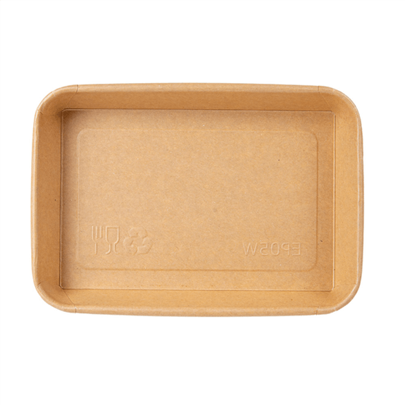 Barquette KRAFT pour sushi 18.5 x 12.9 x 2.4 cm - carton de 600 unités