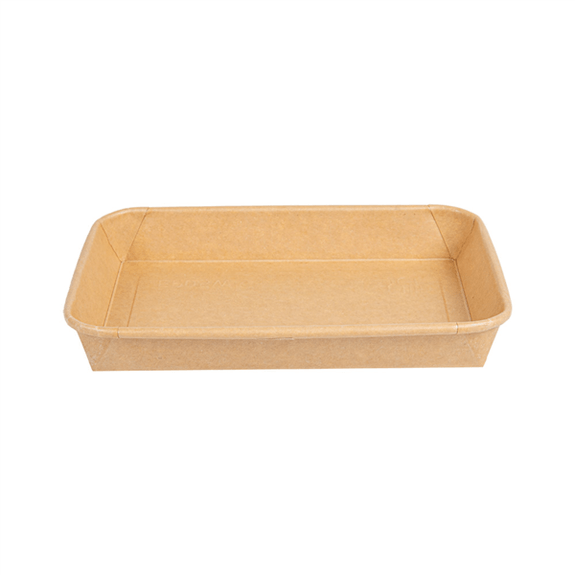 Barquette KRAFT pour sushi 18.5 x 12.9 x 2.4 cm - carton de 600 unités