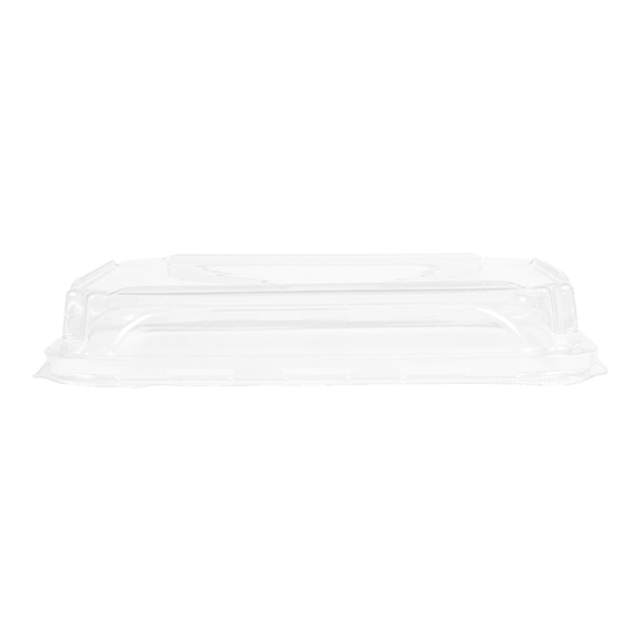 Couvercle en PET pour barquette KRAFT pour sushi 18.5 x 12.9 x 3.2 cm - carton de 600 unités