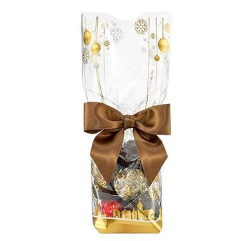 Sachet fond carton Boules et Flocons 100 x 220 mm - paquet de 100 unités