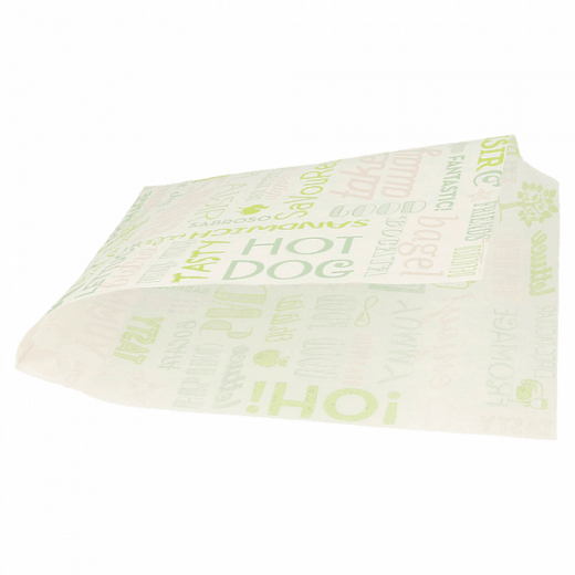 Sac burger Parole ouvert sur 2 côtés 16 x 16.5 cm - 20000 unités