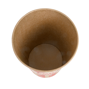 Pot à pop-corn en kraft naturel 1920 ml - carton de 500 unités