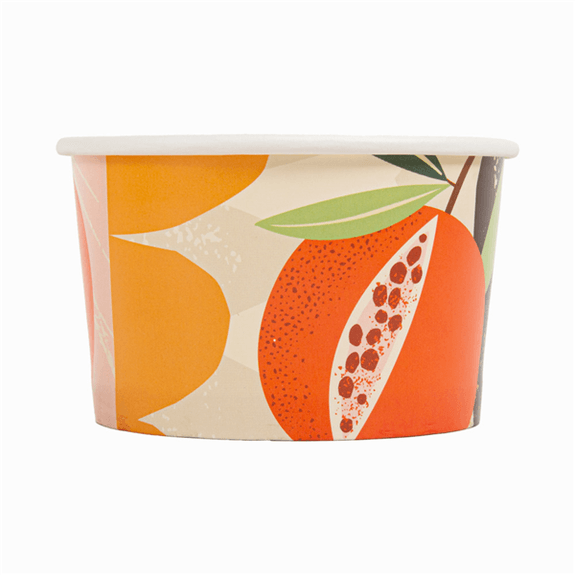 Pot à glace en carton TROPICAL 240 ml - carton de 2000 unités