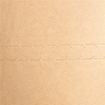 Cône à crêpe en carton kraft 22.5x21.5x4cm avec languette détachable - pack de 100 unités