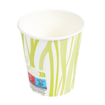 Gobelet en carton compostable grass 18 cl pour boissons chaudes et froides - carton de 1000 unités