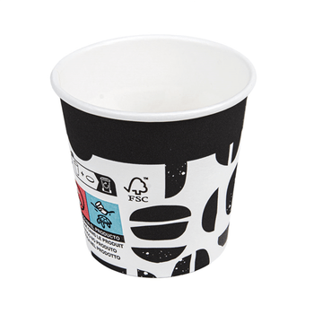 Gobelet en carton GRAINS DE CAFE 12 cl pour boissons chaudes et froides - carton de 1000 unités