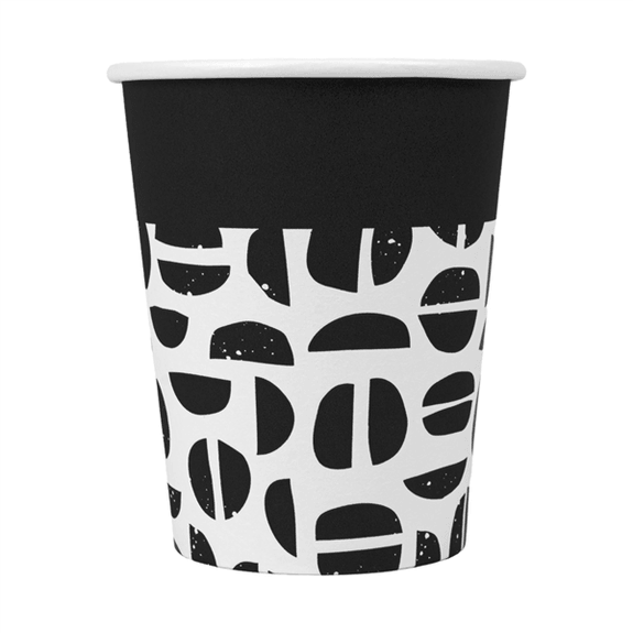 Gobelet en carton GRAINS DE CAFE 24 cl pour boissons chaudes et froides - paquet de 50 unités