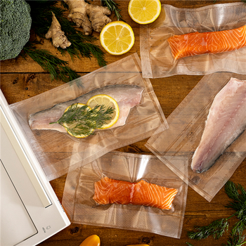 Sacs pour emballer sous vide gaufrés 90µ - 25 x 35 cm - Paquet de 100 unités