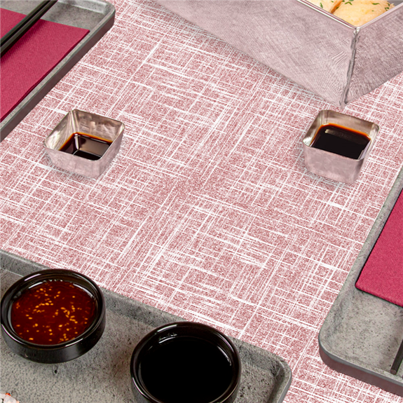 Set de table 35 x 50 cm Spunbond texture imprimée BORDEAUX - carton de 800 unités