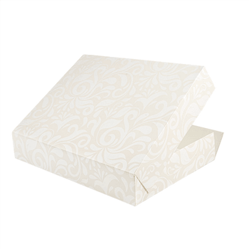 Boîte de transport Damassé pour plateau type traiteur 25 x 34 x 6 cm - carton de 100 unités